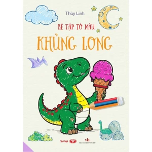 Bé tập tô màu - Khủng long